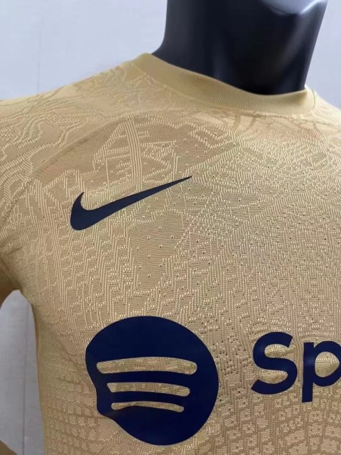 KOSZULKA PIŁKARSKA FC BARCELONA 2022/23 ZŁOTA MECZOWA KOSZULKA PIŁKARSKA FC BARCELONA 2022/23 ZŁOTA MECZOWA