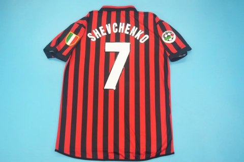 Koszulka Piłkarska AC Milan 1999/2000 Retro Koszulka Piłkarska AC Milan 1999/2000 Retro