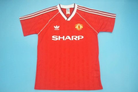 Koszulka Piłkarska Manchester 1989/1990 Home Retro Koszulka Piłkarska Manchester 1989/1990 Home Retro
