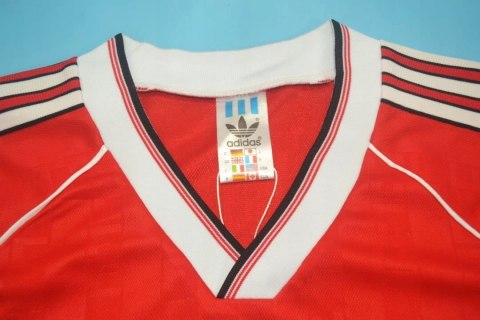 Koszulka Piłkarska Manchester 1989/1990 Home Retro Koszulka Piłkarska Manchester 1989/1990 Home Retro