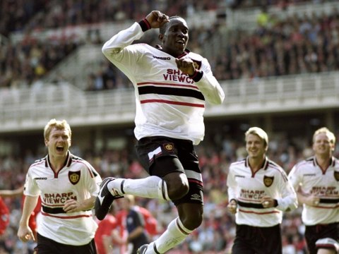 Koszulka Piłkarska Manchester United 1998/1999 Away Retro Koszulka Piłkarska Manchester United 1998/1999 Away Retro